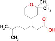 3-(2,2-Dimethyltetrahydro-2H-pyran-4-yl)-6-methylheptanoic acid