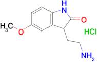 3-(2-Aminoethyl)-5-methoxyindolin-2-one hydrochloride