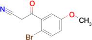 3-(2-Bromo-5-methoxyphenyl)-3-oxopropanenitrile