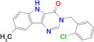 3-(2-Chlorobenzyl)-8-methyl-3,5-dihydro-4H-pyrimido[5,4-b]indol-4-one