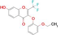 3-(2-Ethoxyphenoxy)-7-hydroxy-2-(trifluoromethyl)-4H-chromen-4-one