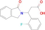 3-(2-Fluorophenyl)-3-(1-oxoisoindolin-2-yl)propanoic acid