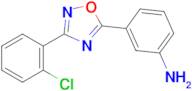 3-(3-(2-Chlorophenyl)-1,2,4-oxadiazol-5-yl)aniline