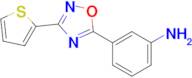 3-(3-(Thiophen-2-yl)-1,2,4-oxadiazol-5-yl)aniline