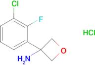 3-(3-Chloro-2-fluorophenyl)oxetan-3-amine hydrochloride