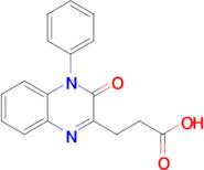 3-(3-Oxo-4-phenyl-3,4-dihydroquinoxalin-2-yl)propanoic acid