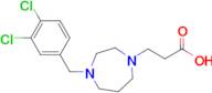 3-(4-(3,4-Dichlorobenzyl)-1,4-diazepan-1-yl)propanoic acid