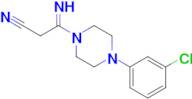 3-(4-(3-Chlorophenyl)piperazin-1-yl)-3-iminopropanenitrile