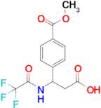 3-(4-(Methoxycarbonyl)phenyl)-3-(2,2,2-trifluoroacetamido)propanoic acid