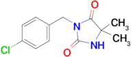 3-(4-Chlorobenzyl)-5,5-dimethylimidazolidine-2,4-dione