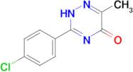 3-(4-Chlorophenyl)-6-methyl-1,2,4-triazin-5(2H)-one