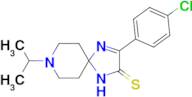 3-(4-Chlorophenyl)-8-isopropyl-1,4,8-triazaspiro[4.5]Dec-3-ene-2-thione