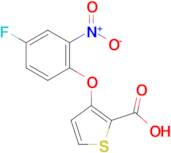 3-(4-Fluoro-2-nitrophenoxy)thiophene-2-carboxylic acid