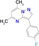 3-(4-Fluorophenyl)-5,7-dimethylpyrazolo[1,5-a]pyrimidine