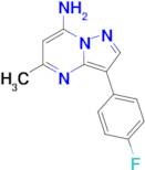 3-(4-Fluorophenyl)-5-methylpyrazolo[1,5-a]pyrimidin-7-amine