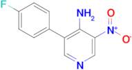 3-(4-Fluorophenyl)-5-nitropyridin-4-amine