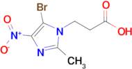 3-(5-Bromo-2-methyl-4-nitro-1H-imidazol-1-yl)propanoic acid