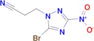 3-(5-Bromo-3-nitro-1H-1,2,4-triazol-1-yl)propanenitrile