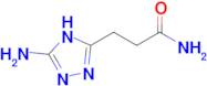 3-(5-amino-4H-1,2,4-triazol-3-yl)propanamide