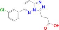 3-(6-(3-Chlorophenyl)-[1,2,4]triazolo[4,3-b]pyridazin-3-yl)propanoic acid