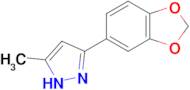 3-(Benzo[d][1,3]dioxol-5-yl)-5-methyl-1H-pyrazole