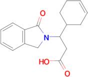 3-(Cyclohex-3-en-1-yl)-3-(1-oxoisoindolin-2-yl)propanoic acid