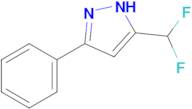 5-(difluoromethyl)-3-phenyl-1H-pyrazole