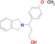 3-(Isoindolin-2-yl)-3-(4-methoxyphenyl)propan-1-ol