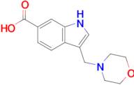 3-(Morpholinomethyl)-1H-indole-6-carboxylic acid