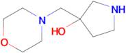 3-(Morpholinomethyl)pyrrolidin-3-ol