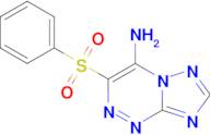 3-(Phenylsulfonyl)-[1,2,4]triazolo[5,1-c][1,2,4]triazin-4-amine