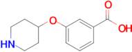 3-(Piperidin-4-yloxy)benzoic acid