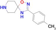 3-(4-methylphenyl)-1-oxa-2,4,8-triazaspiro[4.5]dec-2-ene