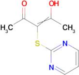 4-hydroxy-3-(pyrimidin-2-ylsulfanyl)pent-3-en-2-one