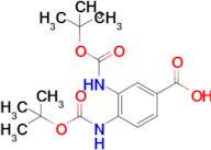 3,4-Bis((tert-butoxycarbonyl)amino)benzoic acid