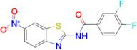 3,4-Difluoro-N-(6-nitrobenzo[d]thiazol-2-yl)benzamide