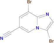 3,8-Dibromoimidazo[1,2-a]pyridine-6-carbonitrile