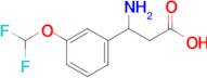 3-Amino-3-(3-(difluoromethoxy)phenyl)propanoic acid