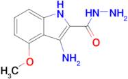 3-Amino-4-methoxy-1H-indole-2-carbohydrazide