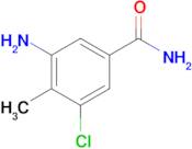 3-Amino-5-chloro-4-methylbenzamide