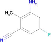 3-Amino-5-fluoro-2-methylbenzonitrile