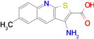 3-Amino-6-methylthieno[2,3-b]quinoline-2-carboxylic acid