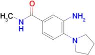 3-Amino-N-methyl-4-(pyrrolidin-1-yl)benzamide