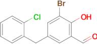 3-Bromo-5-(2-chlorobenzyl)-2-hydroxybenzaldehyde