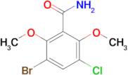 3-Bromo-5-chloro-2,6-dimethoxybenzamide