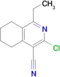 3-Chloro-1-ethyl-5,6,7,8-tetrahydroisoquinoline-4-carbonitrile