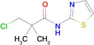 3-Chloro-2,2-dimethyl-N-(thiazol-2-yl)propanamide