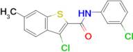 3-Chloro-N-(3-chlorophenyl)-6-methylbenzo[b]thiophene-2-carboxamide