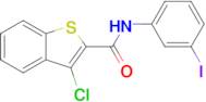 3-Chloro-N-(3-iodophenyl)benzo[b]thiophene-2-carboxamide