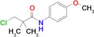 3-Chloro-N-(4-methoxyphenyl)-2,2-dimethylpropanamide